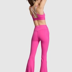 Victoria's Secret Hot Pink Flare Pants